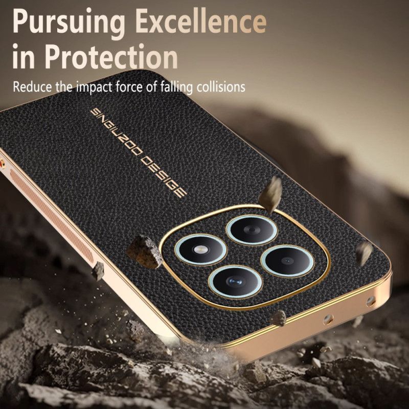 Coque Xiaomi Redmi Note 15 5G / 4G / Poco M8 5G Texture Litchi Anti-Rayures