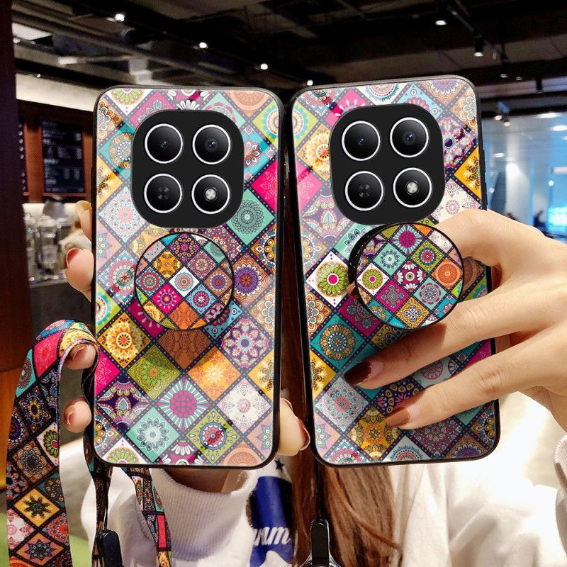 Coque Xiaomi Redmi Note 15 5G / Poco M8 5G Support et Lanière Patchwork