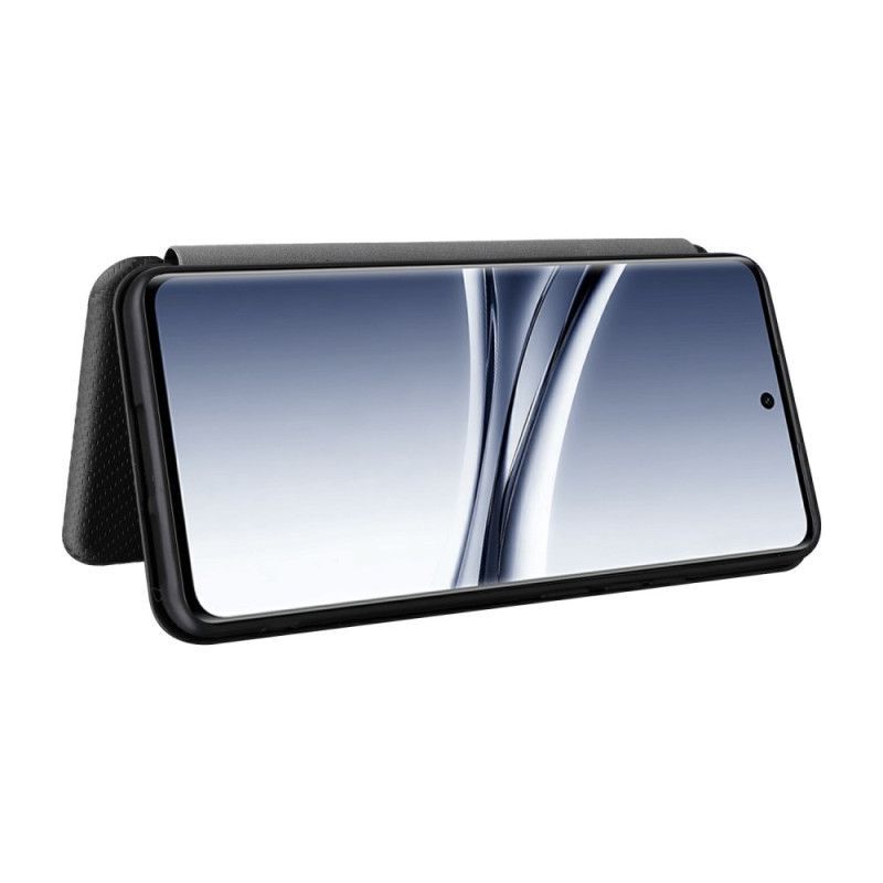 Flip Cover Xiaomi Redmi Note 15 5G / 4G / Poco M8 5G Texture Fibre de Carbone Antichoc