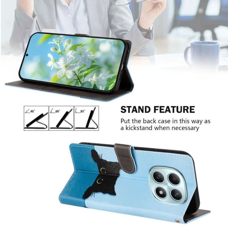 Housse Xiaomi Redmi Note 15 5G / 4G / Poco M8 5G Chat Noir