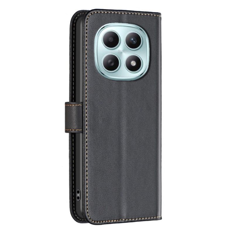 Housse Xiaomi Redmi Note 15 5G / 4G / Poco M8 5G Effet Cuir BINFEN COLOR