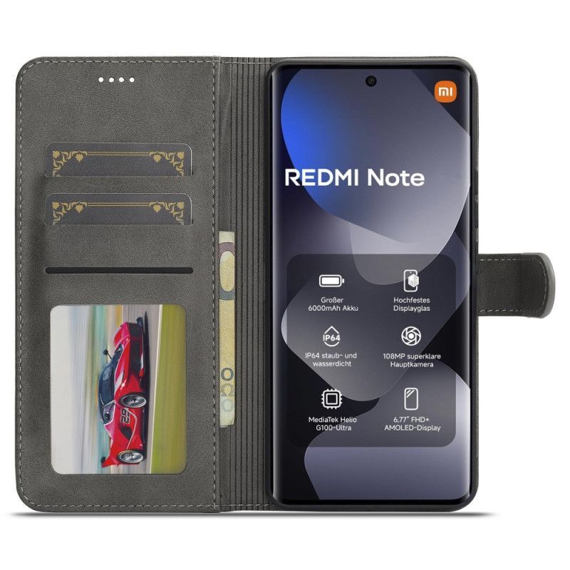 Housse Xiaomi Redmi Note 15 5G / 4G / Poco M8 5G Effet Cuir LC.IMEEKE