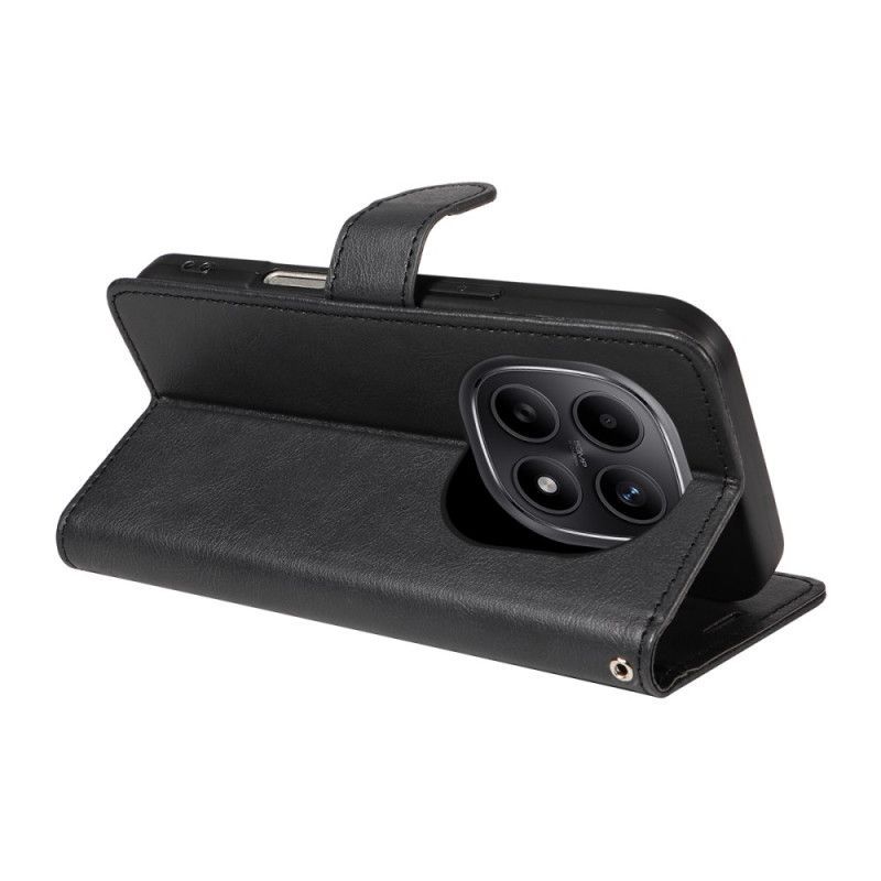 Housse Xiaomi Redmi Note 15 5G / 4G / Poco M8 5G Effet Cuir Uni