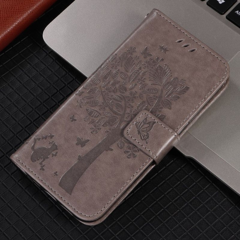 Housse Xiaomi Redmi Note 15 5G / 4G / Poco M8 5G Motif Chat et Arbre