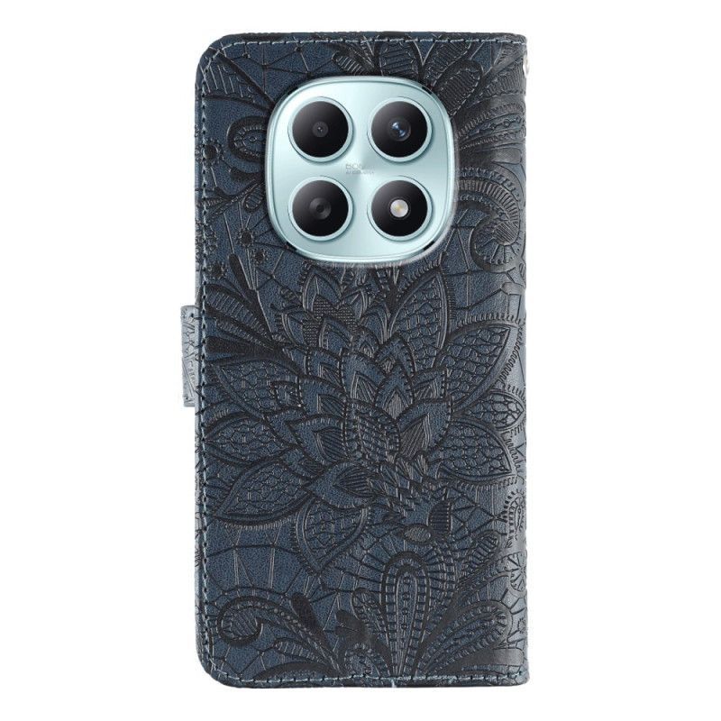 Housse Xiaomi Redmi Note 15 5G / 4G / Poco M8 5G Motif Floral Dentelle