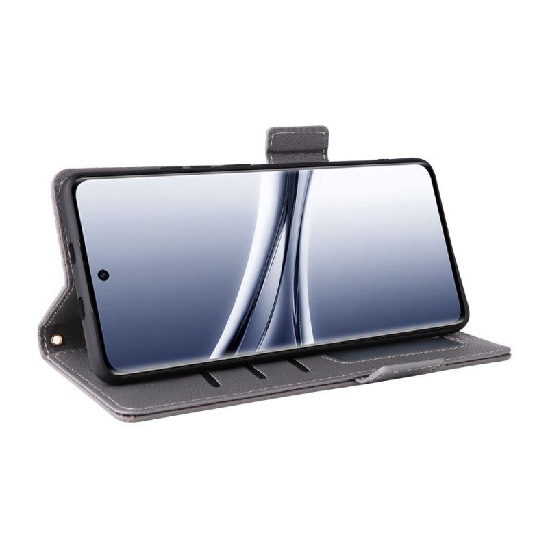 Housse Xiaomi Redmi Note 15 5G / 4G / Poco M8 5G Texture Litchi à Lanière