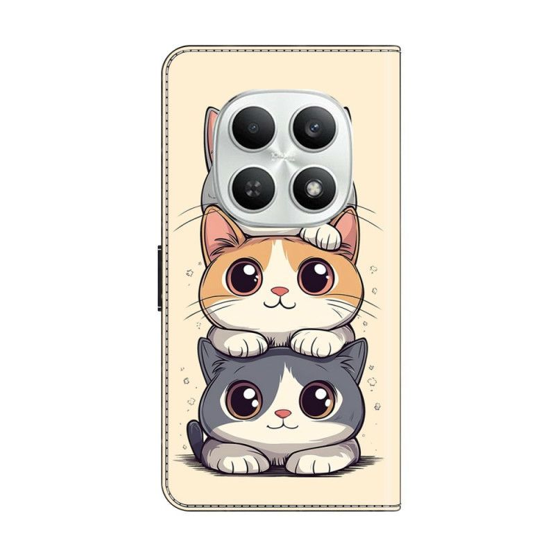 Housse Xiaomi Redmi Note 15 5G Chats Empilés