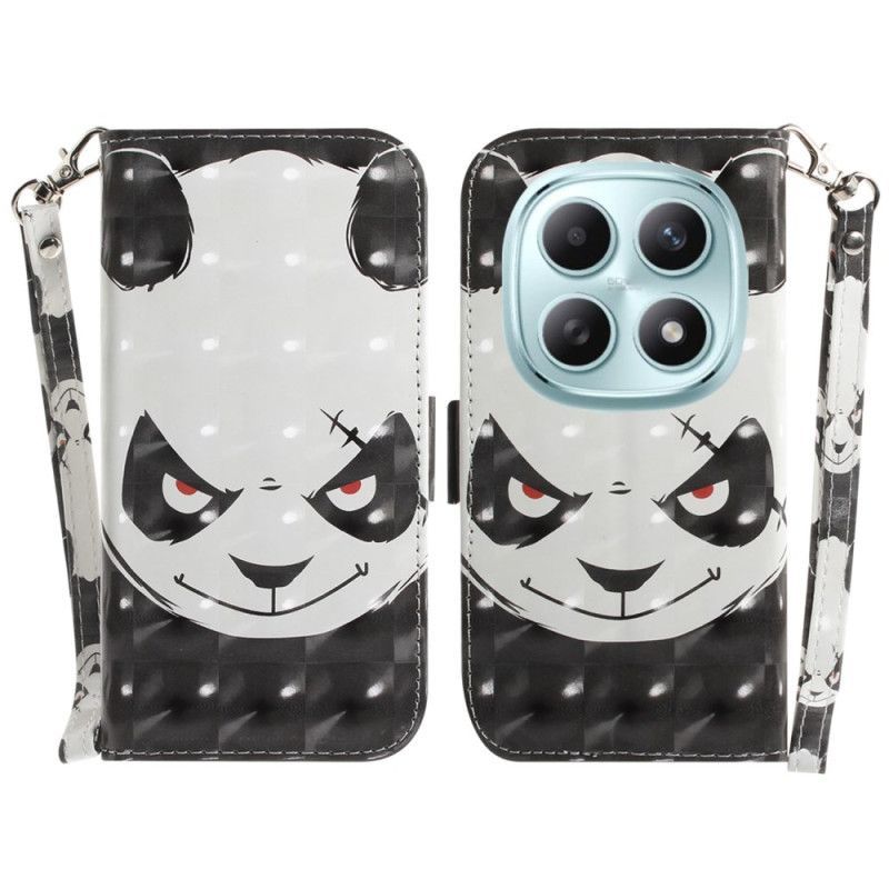 Housse Xiaomi Redmi Note 15 5G / Poco M8 5G Angry Panda à Lanière