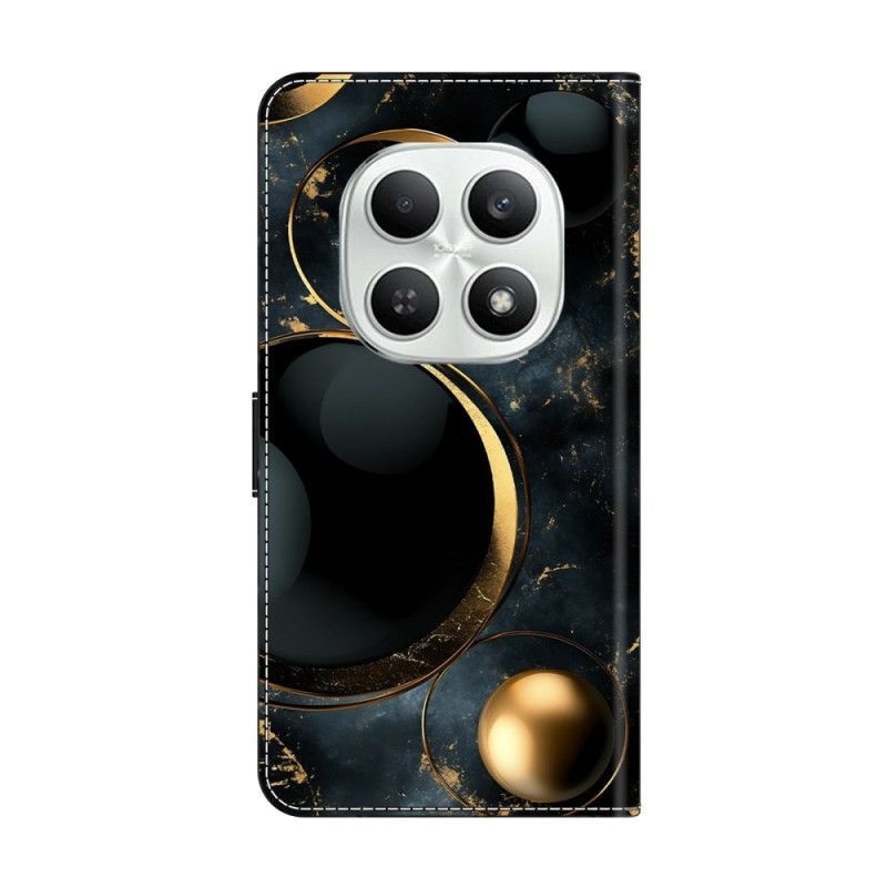 Housse Xiaomi Redmi Note 15 5G / Poco M8 5G Anneaux Dorés