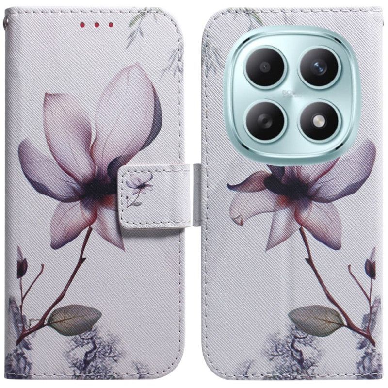 Housse Xiaomi Redmi Note 15 5G / Poco M8 5G Fleur Rose