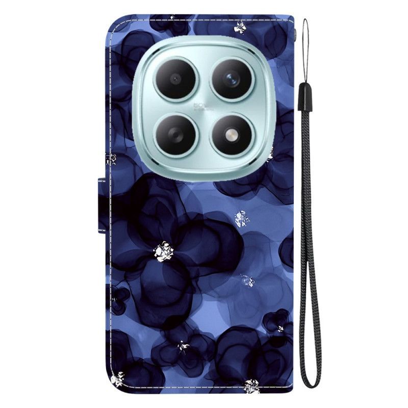Housse Xiaomi Redmi Note 15 5G / Poco M8 5G Fleurs Bleues