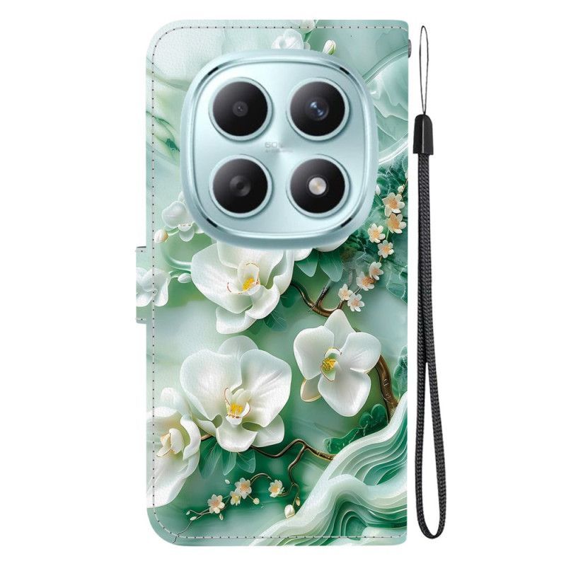 Housse Xiaomi Redmi Note 15 5G / Poco M8 5G Fleurs de Jade