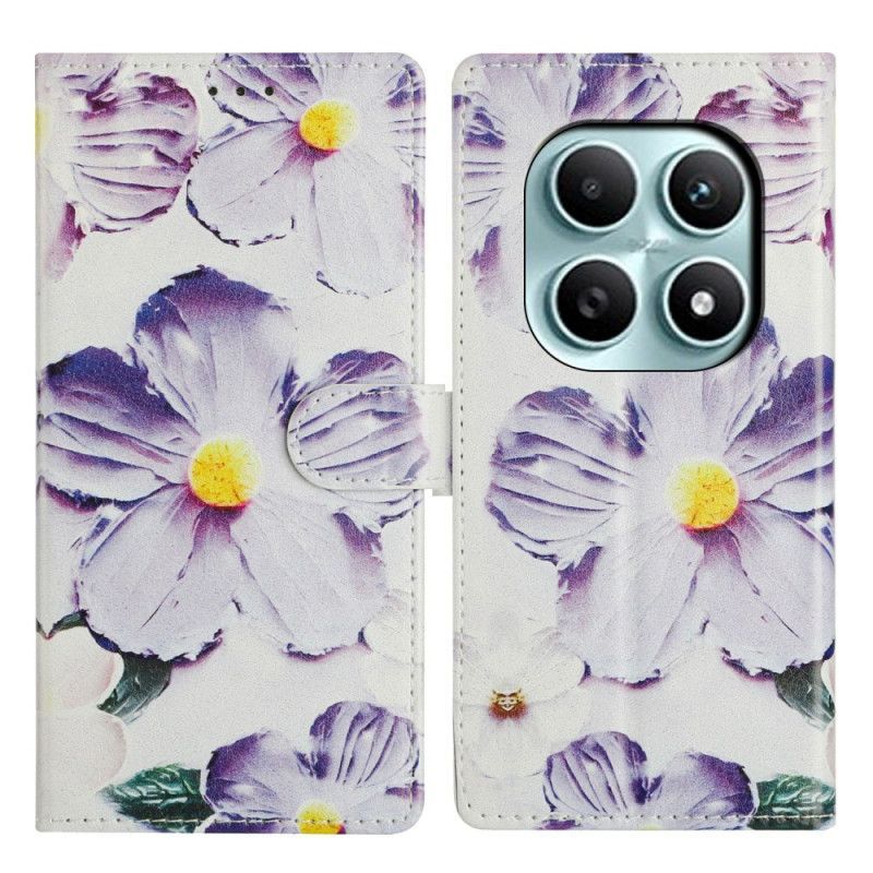 Housse Xiaomi Redmi Note 15 5G / Poco M8 5G Fleurs Violettes