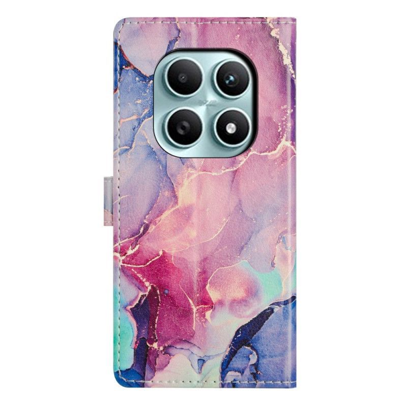 Housse Xiaomi Redmi Note 15 5G / Poco M8 5G Marbre Rose et Vert