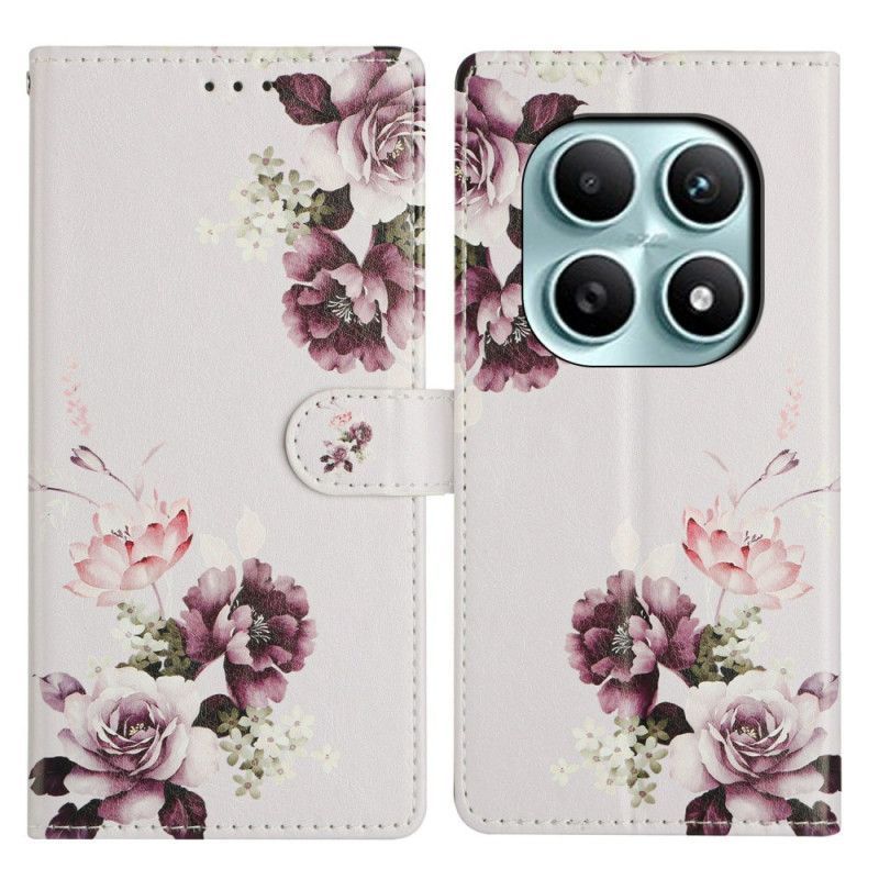 Housse Xiaomi Redmi Note 15 5G / Poco M8 5G Motif Rose Croix