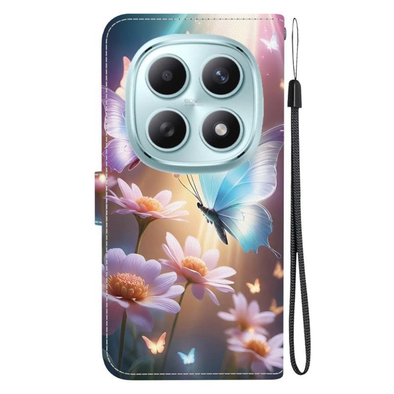 Housse Xiaomi Redmi Note 15 5G / Poco M8 5G Papillon Floral