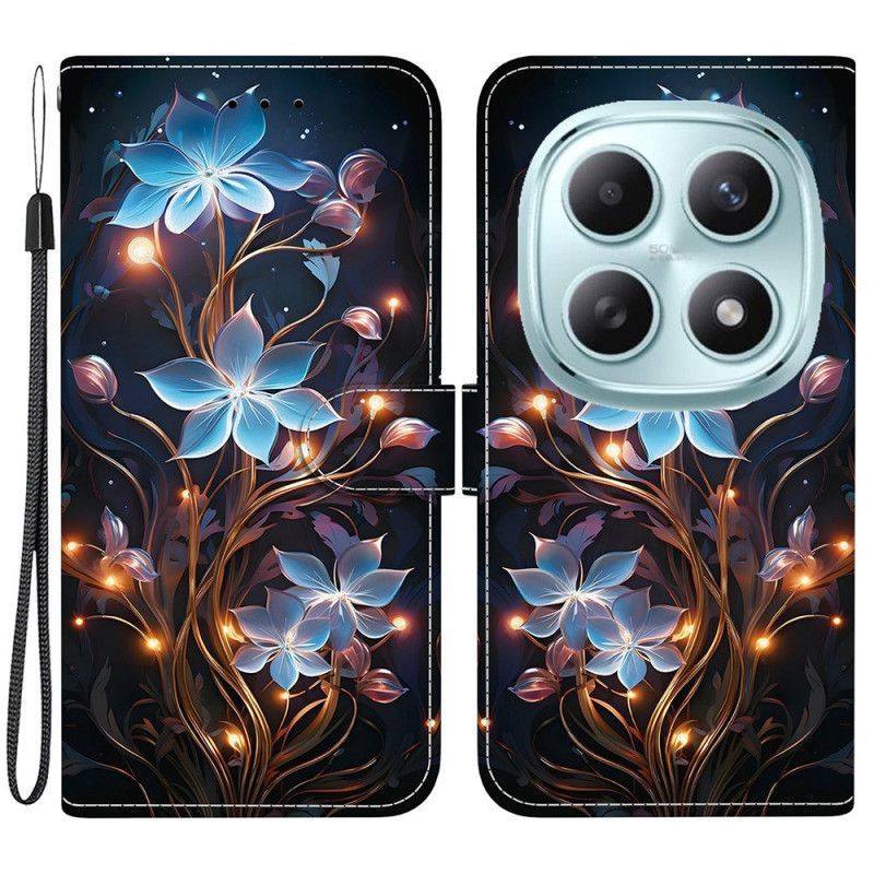 Housse Xiaomi Redmi Note 15 5G / Poco M8 5G Petites Fleurs Lanternes