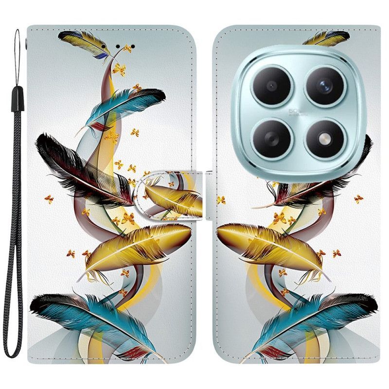 Housse Xiaomi Redmi Note 15 5G / Poco M8 5G Plumes Colorées