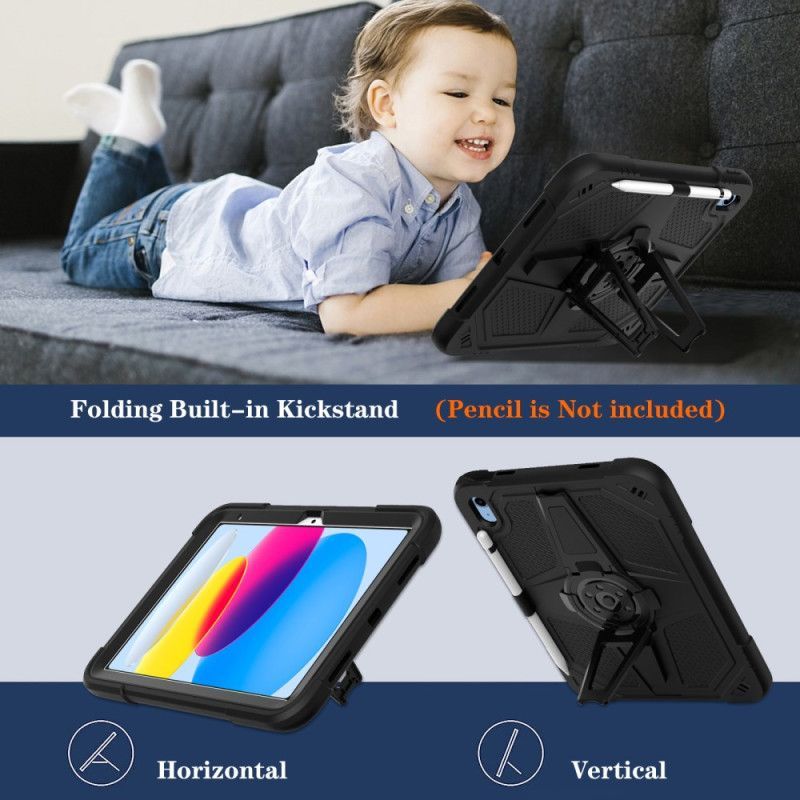 Coque iPad (2025) / 10.9 (2022) Béquille Punk et Bandoulière