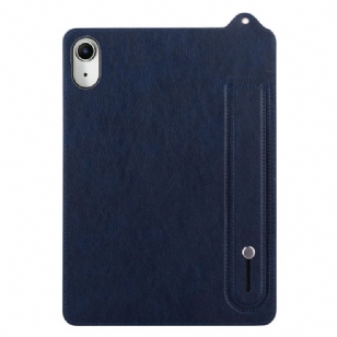 Coque iPad (2025) / 10.9 (2022) Effet Cuir avec Sangle-Support