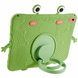 Coque iPad (2025) / 10.9 (2022) Grenouille et Support