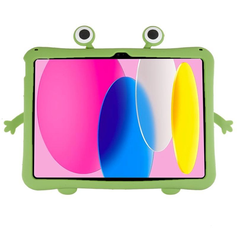 Coque iPad (2025) / 10.9 (2022) Grenouille et Support