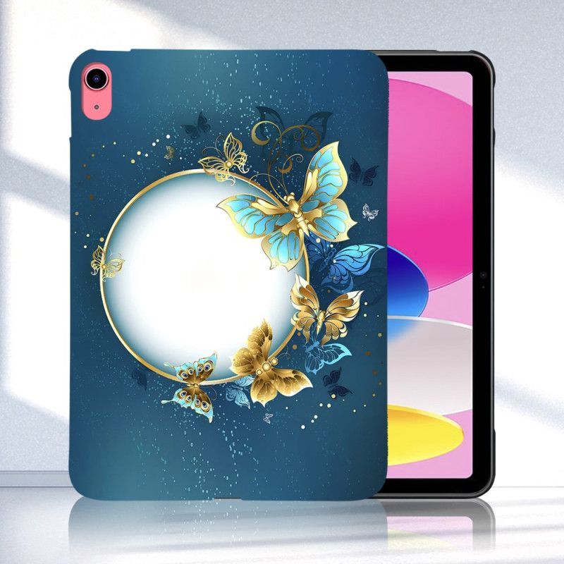 Coque iPad (2025) / 10.9 (2022) Lune et Papillons
