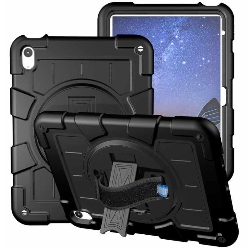 Coque iPad (2025) / 10.9 (2022) Robuste Sangle Rotative et Support