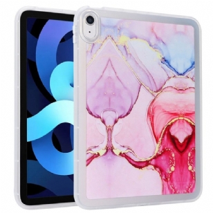 Coque iPad (2025) / 10.9 (2022) Silicone Design Marbre