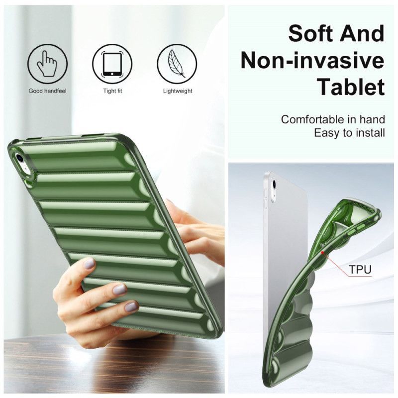 Coque iPad (2025) / 10.9 (2022) Style Doudoune