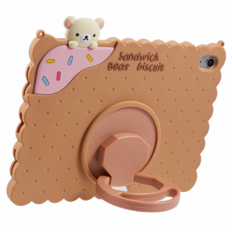 Coque iPad (2025) / 10.9 (2022) Support et Bandoulière Design Biscuit