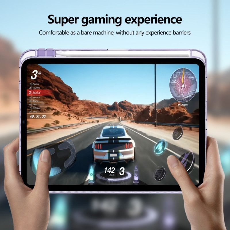 Coque iPad (2025) / 10.9 (2022) Transparente Porte-Stylet