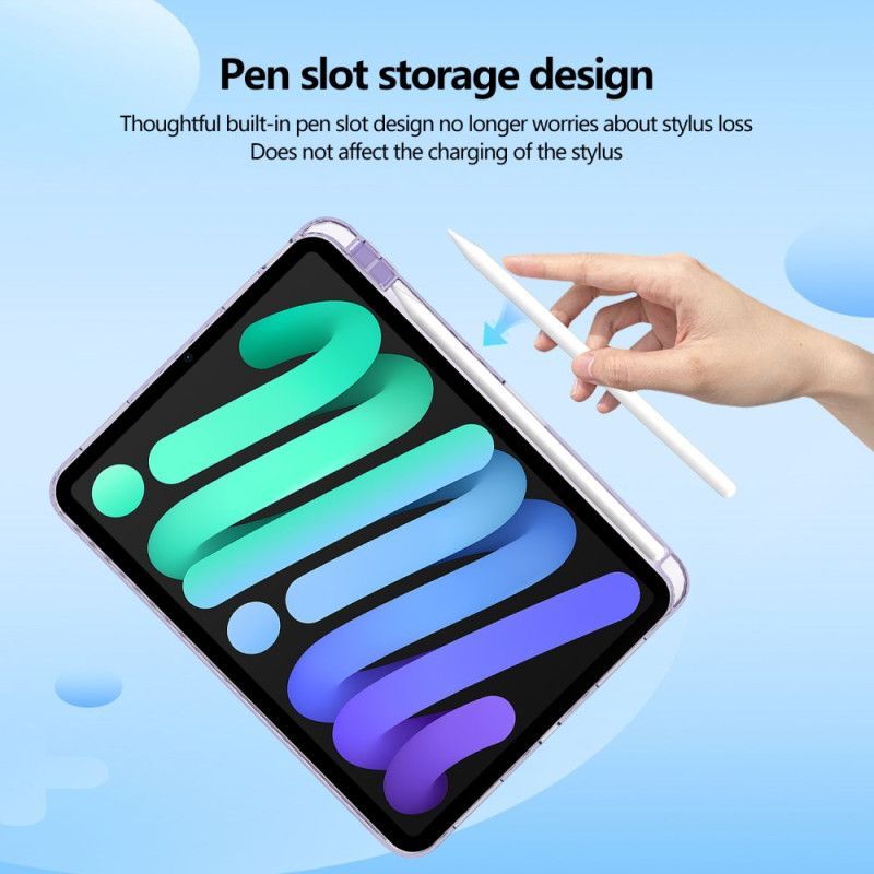 Coque iPad (2025) / 10.9 (2022) Transparente Porte-Stylet