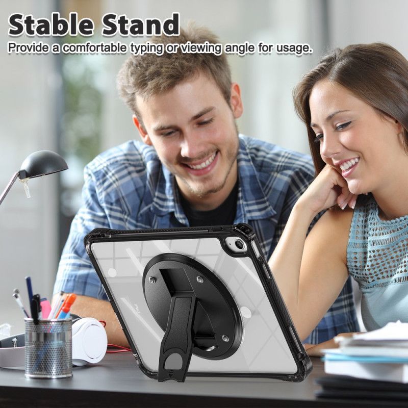 Coque iPad (2025) / 10.9 (2022) Transparente Support Intégré