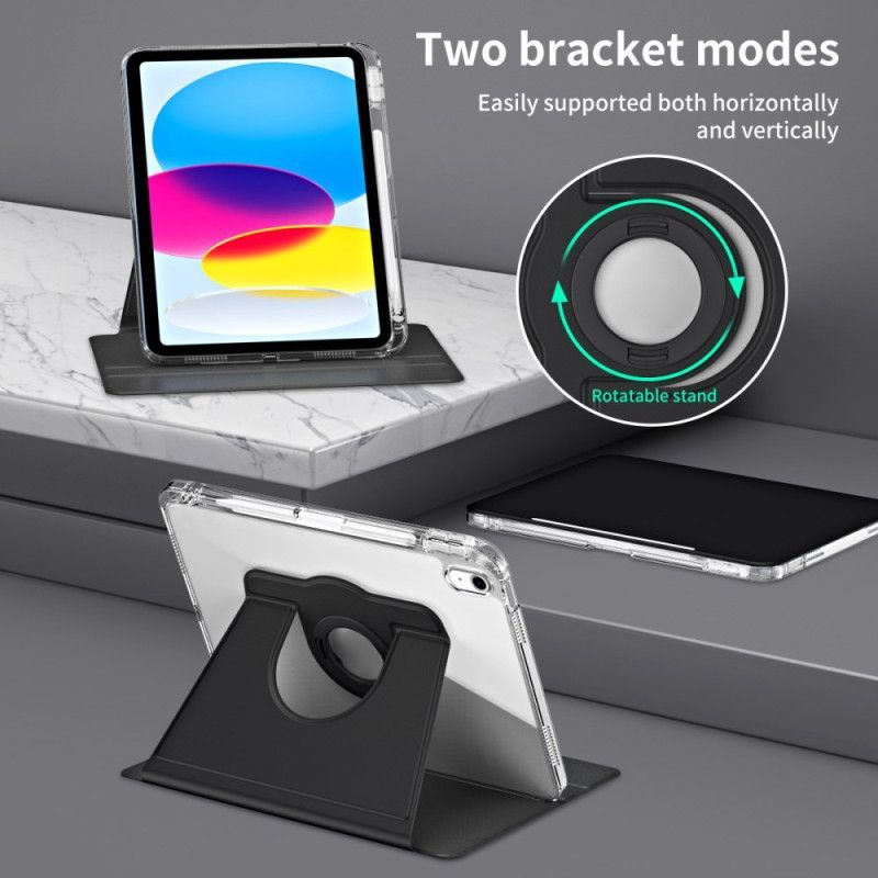 Étui iPad (2025) / 10.9 (2022) Hybride avec Support Rotatif