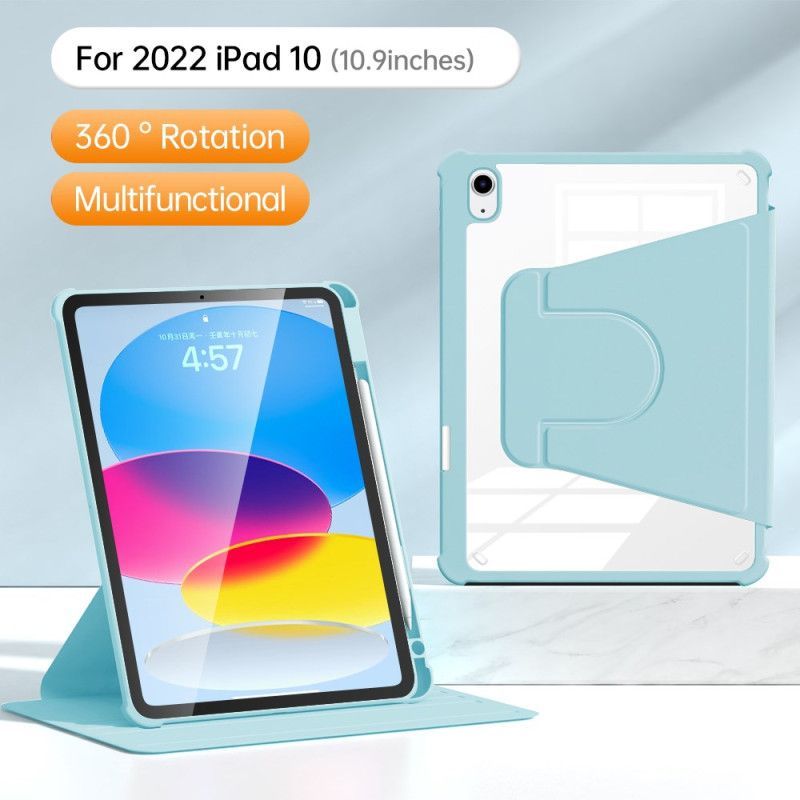 Étui iPad (2025) / 10.9 (2022) Support Rotatif à et Couverture Pastel