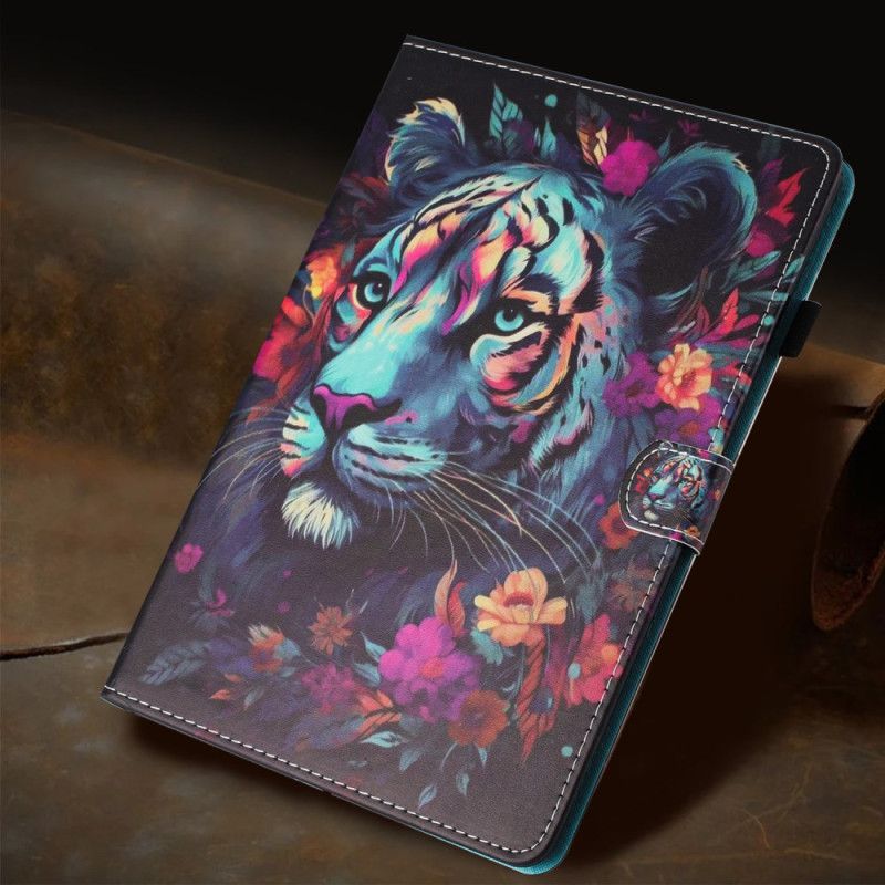 Étui iPad (2025) / 10.9 (2022) Tigre Coloré