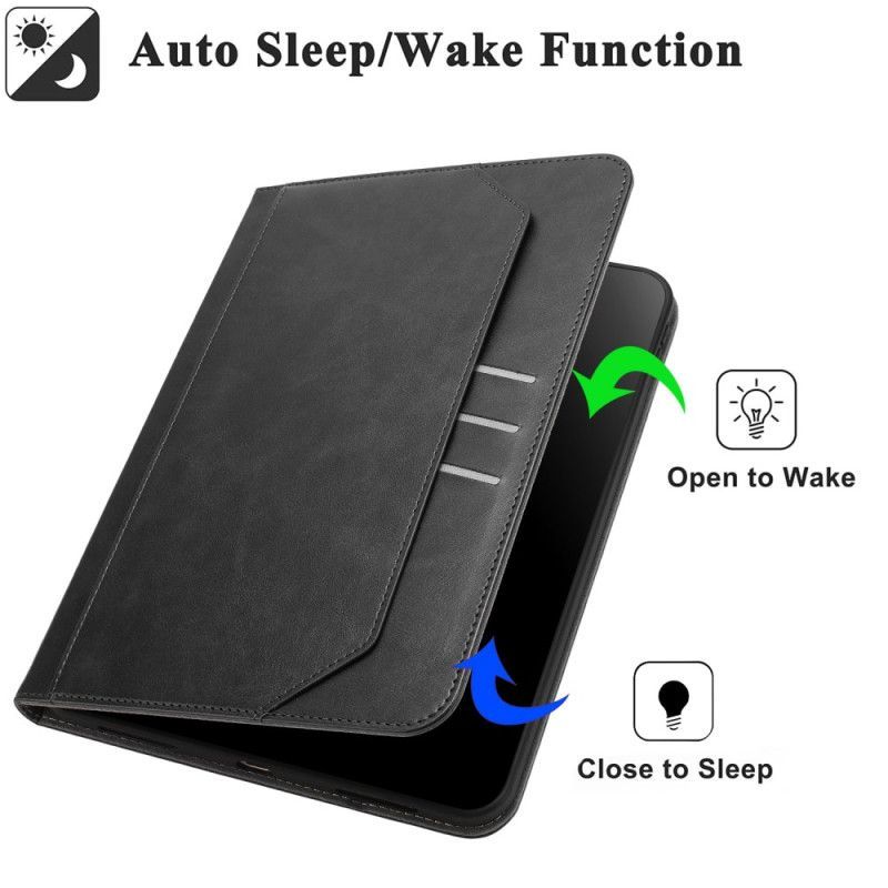 Étui portefeuille iPad (2025) / 10.9 (2022) Portefeuille et Support Main Libres