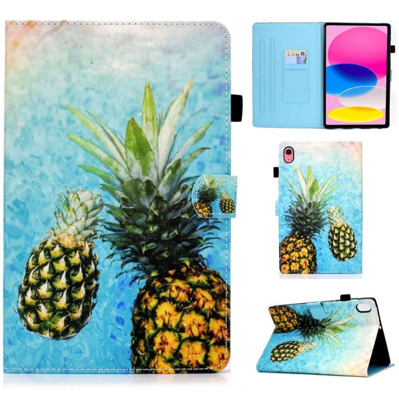 Housse iPad (2025) / 10.9" (2022) Ananas Graphiques