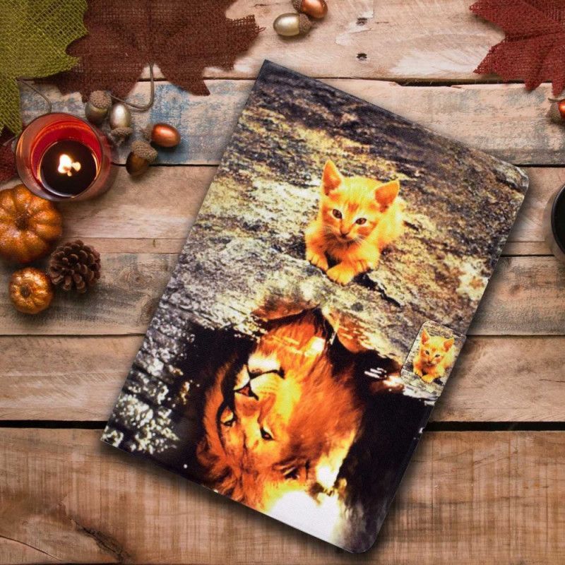 Housse iPad (2025) / 10.9" (2022) Félin