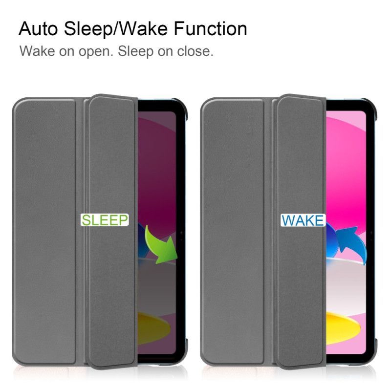 Smart Case iPad (2025) / 10.9 (2022) Support Anti-Chute