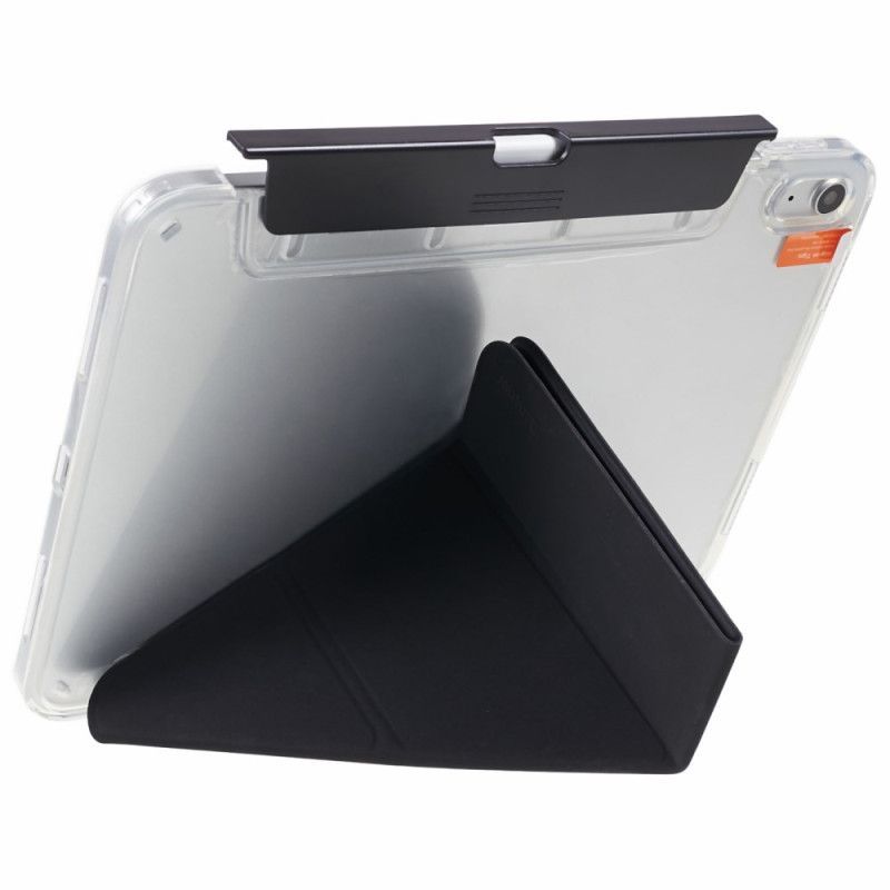 Smart Case iPad (2025) / 10.9 (2022) Support Origami et Porte-Crayon Détachable