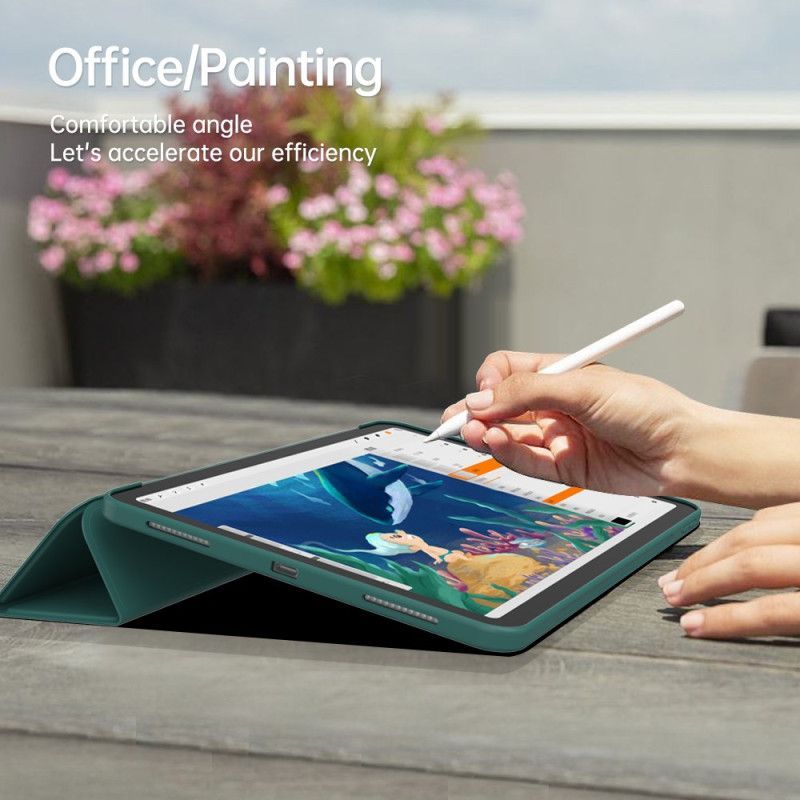Smart Case iPad (2025) / 10.9 (2022) Trois Volets Support Double Angle