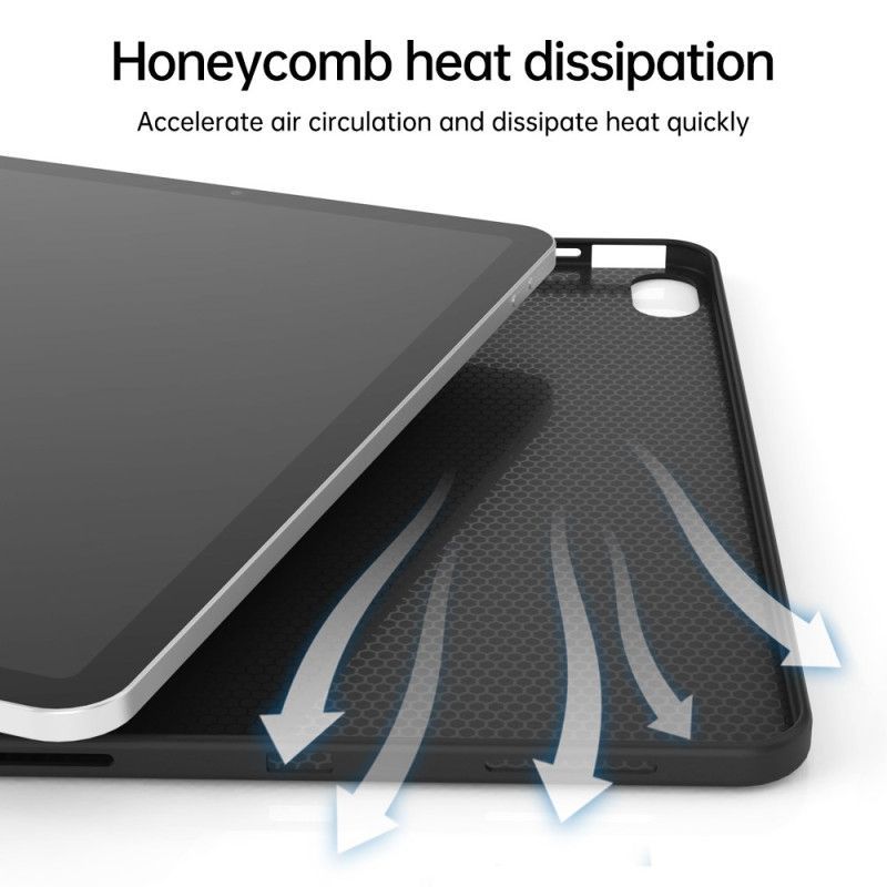 Smart Case iPad (2025) / 10.9 (2022) Trois Volets Support Double Angle