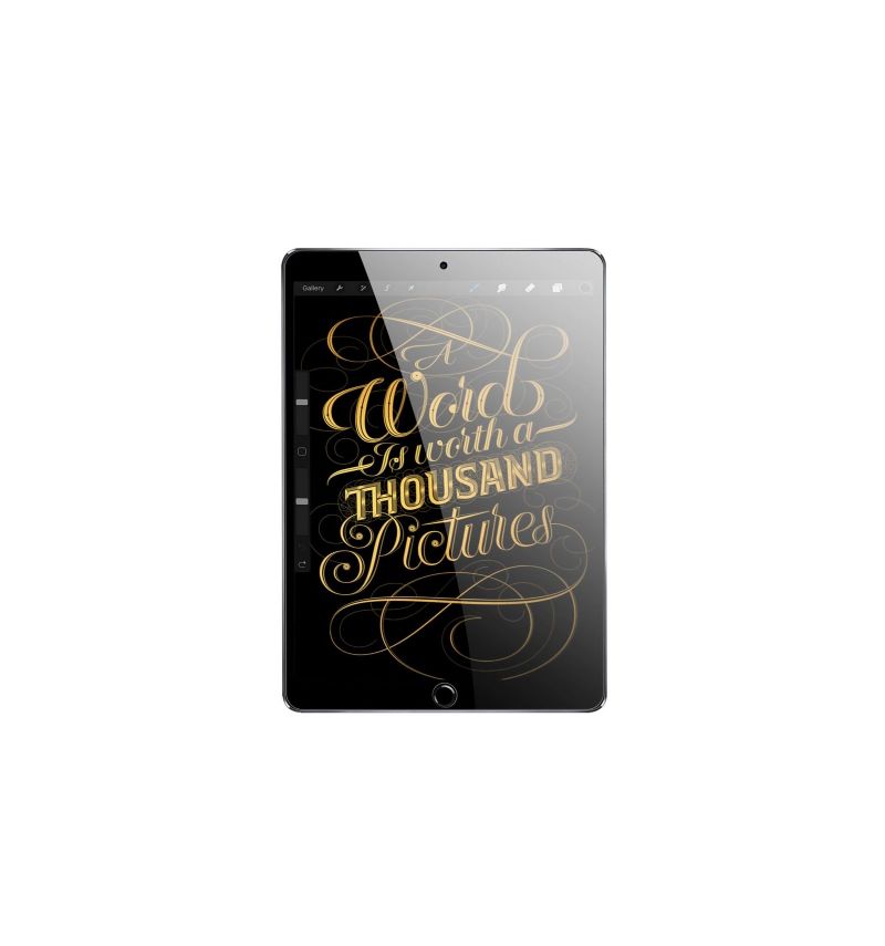 Protection d'écran en verre trempé anti-lumière bleue iPad 9.7 2017 / 2018