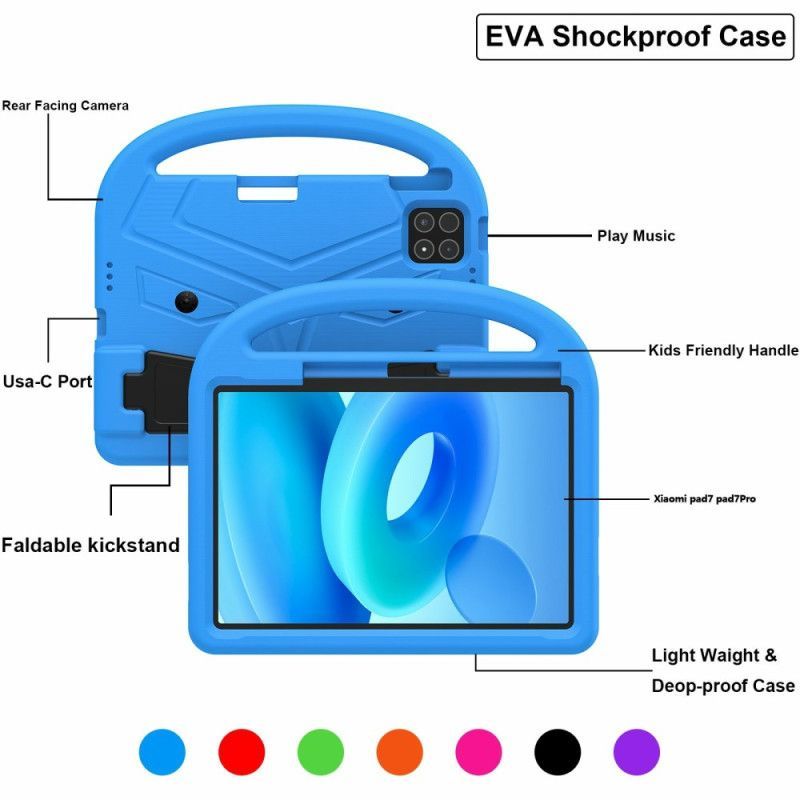 Coque Xiaomi Pad 7 / Pad 7 Pro Support et Poignée Style Moineau
