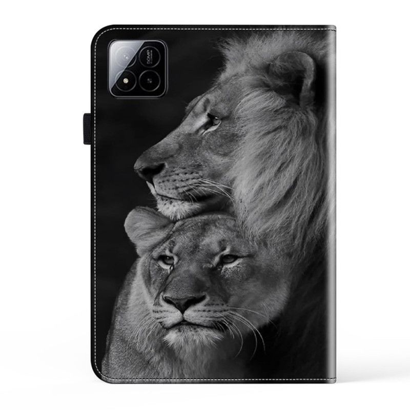 Étui Xiaomi Pad 7 / 7 Pro Couple de Lions