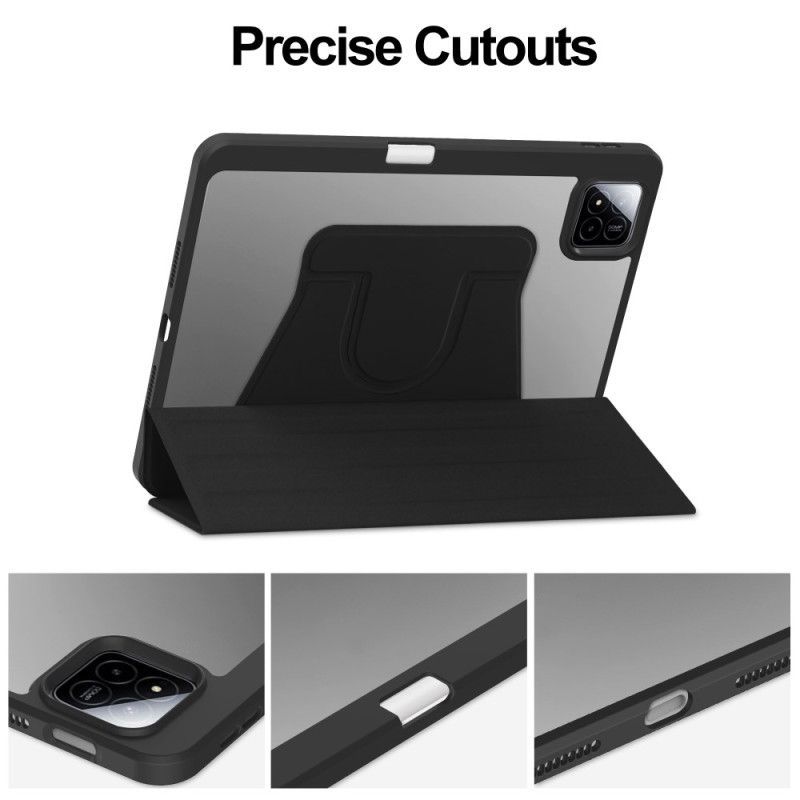 Étui Xiaomi Pad 7 / Pad 7 Pro Effet Cuir avec Support Rotatif à