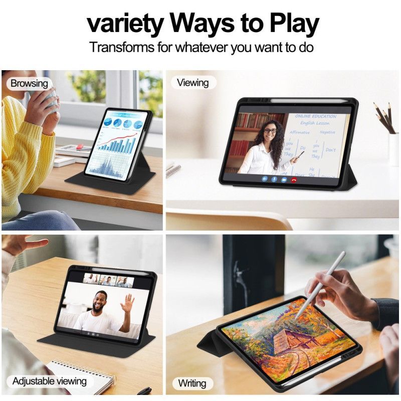 Étui Xiaomi Pad 7 / Pad 7 Pro Effet Cuir avec Support Rotatif à