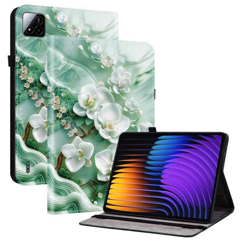 Étui Xiaomi Pad 7 / Pad 7 Pro Fleurs de Jade